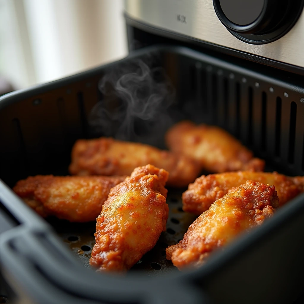 frozen chicken wings in air fryer