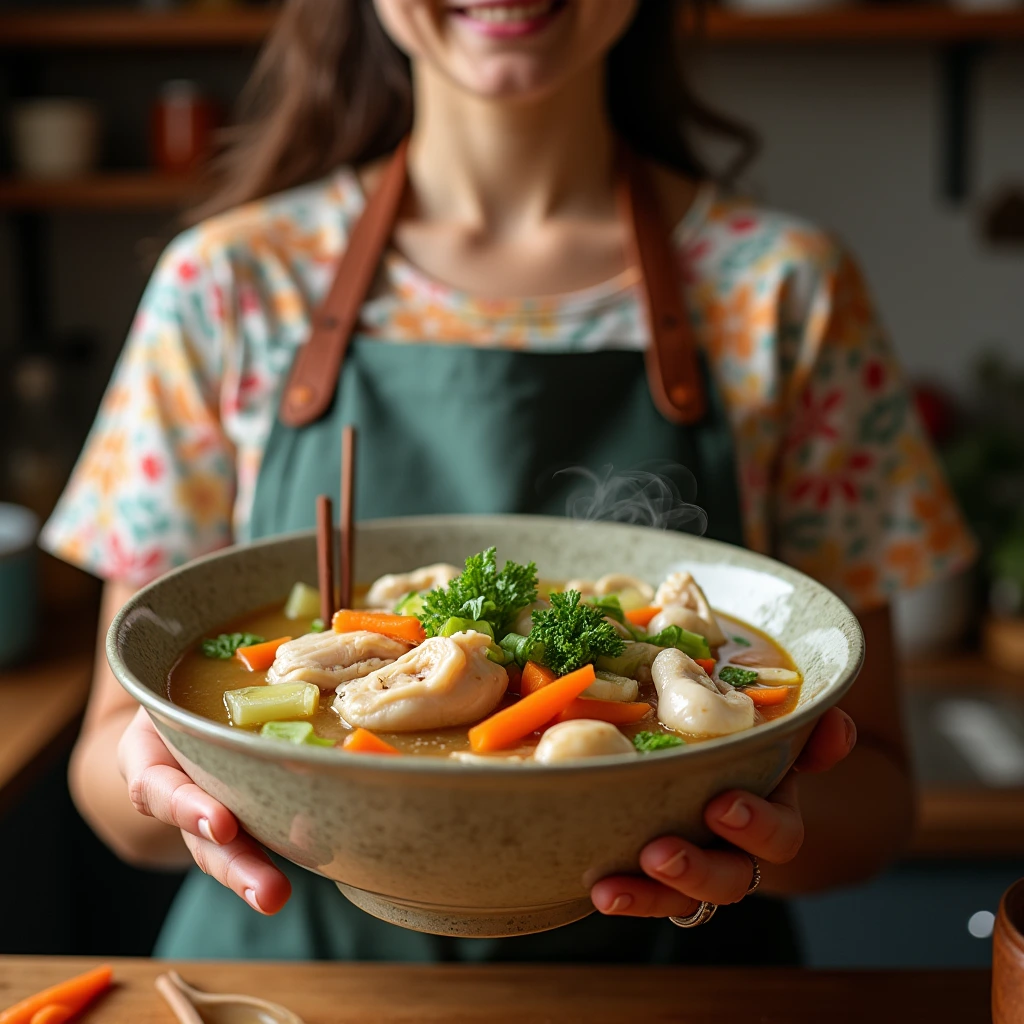 chicken feet soup
